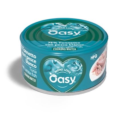 Oasy MORE LOVE • Tonnetto con Pesce Bianco 70 gr