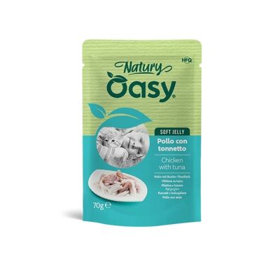 Oasy NATURY • Soft Jelly Pollo con tonnetto 70 gr