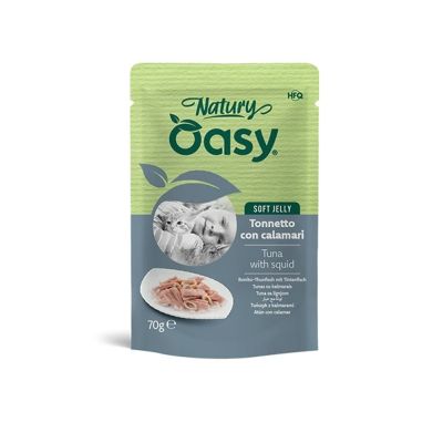 Oasy NATURY • Soft Jelly Tonnetto con calamari 70 gr