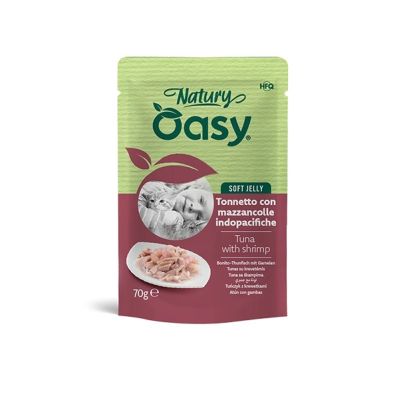 Oasy NATURY • Soft Jelly Tonnetto con mazzancolle 70 gr