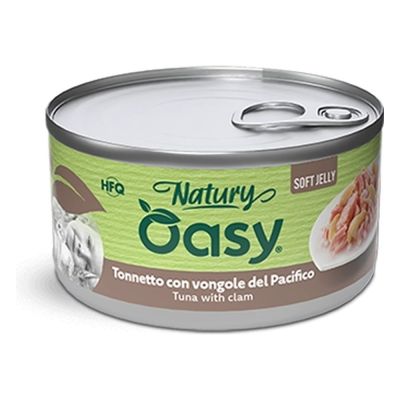 Oasy NATURY • Tonnetto con vongole del pacifico 150 gr
