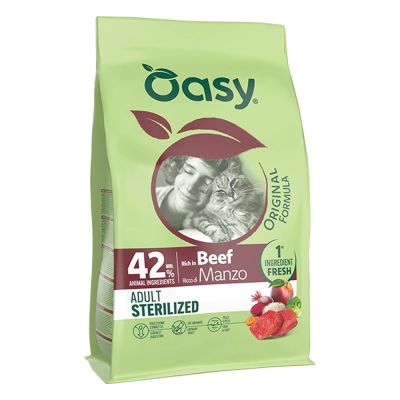 Oasy ORIGINAL FORMULA • Adult Sterilized Manzo 1,5 kg