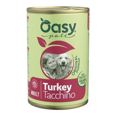 Oasy ORIGINAL FORMULA • Paté Adult Tacchino 400 gr