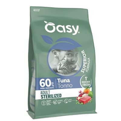 Oasy Dry Cat Superior ADULT STERILIZED TONNO 6 kg