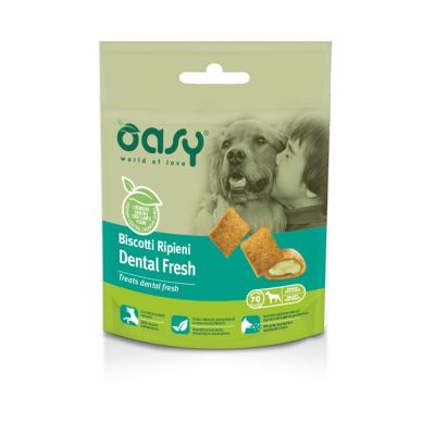 Oasy Cane Adulto Biscotti Ripieni Dental Fresh 70g