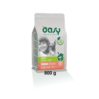 Oasy One Protein Secco Cane Adulto Small/Mini Salmone 800g