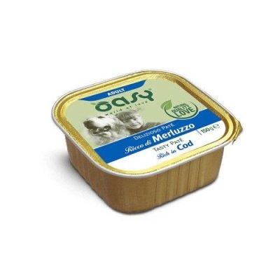 Oasy Delizioso Paté Cane Adulto Merluzzo 150g