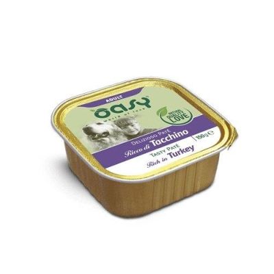 Oasy Delizioso Paté Cane Adulto Tacchino 150g