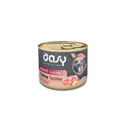 Oasy Grain Free Umido Cane Adulto Small/Mini Tacchino 200g
