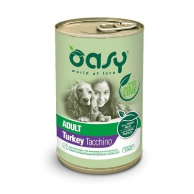 Oasy Lifestage Umido Cane Adulto Tacchino 400g