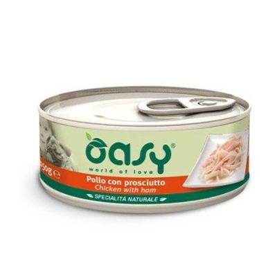 Oasy Specialità Naturale Cane Adulto Pollo con Prosciutto 150g