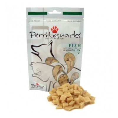 Leopet Perrito Cane Snack Morbidi Cubetti Con Pesce Da 50 Gr