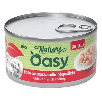 Oasy NATURY • Pollo con mazzancolle indopacifiche 85 gr