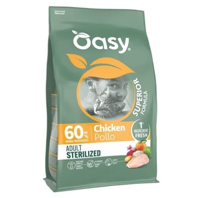 Oasy Dry Cat Superior ADULT STERILIZED POLLO 1,5 kg