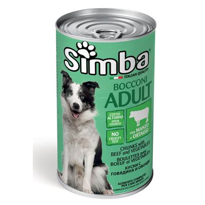 Simba Bocconi con Manzo e Ortaggi 1230 gr