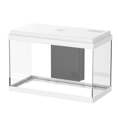 Aqpet Simply LED 60 Acquario Completo Con Illuminazione Led, Filtro e Riscaldatore Colore Bianco 60L