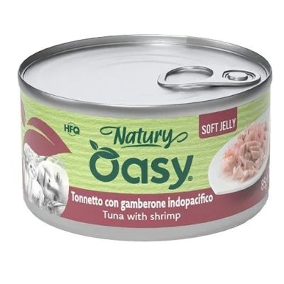 Oasy NATURY • Tonnetto con gamberone indopacifico 85 gr