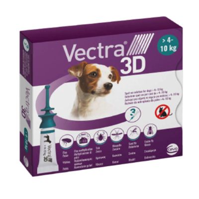 Vectra 3D Cane 4-10 kg 3 Pipette