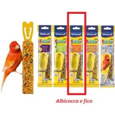 Vitakraft Kracker Classici per Canarini Albicocca e Fichi
