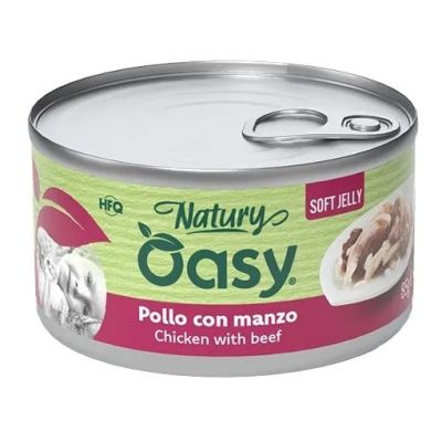 Oasy NATURY • Pollo con manzo 85 gr